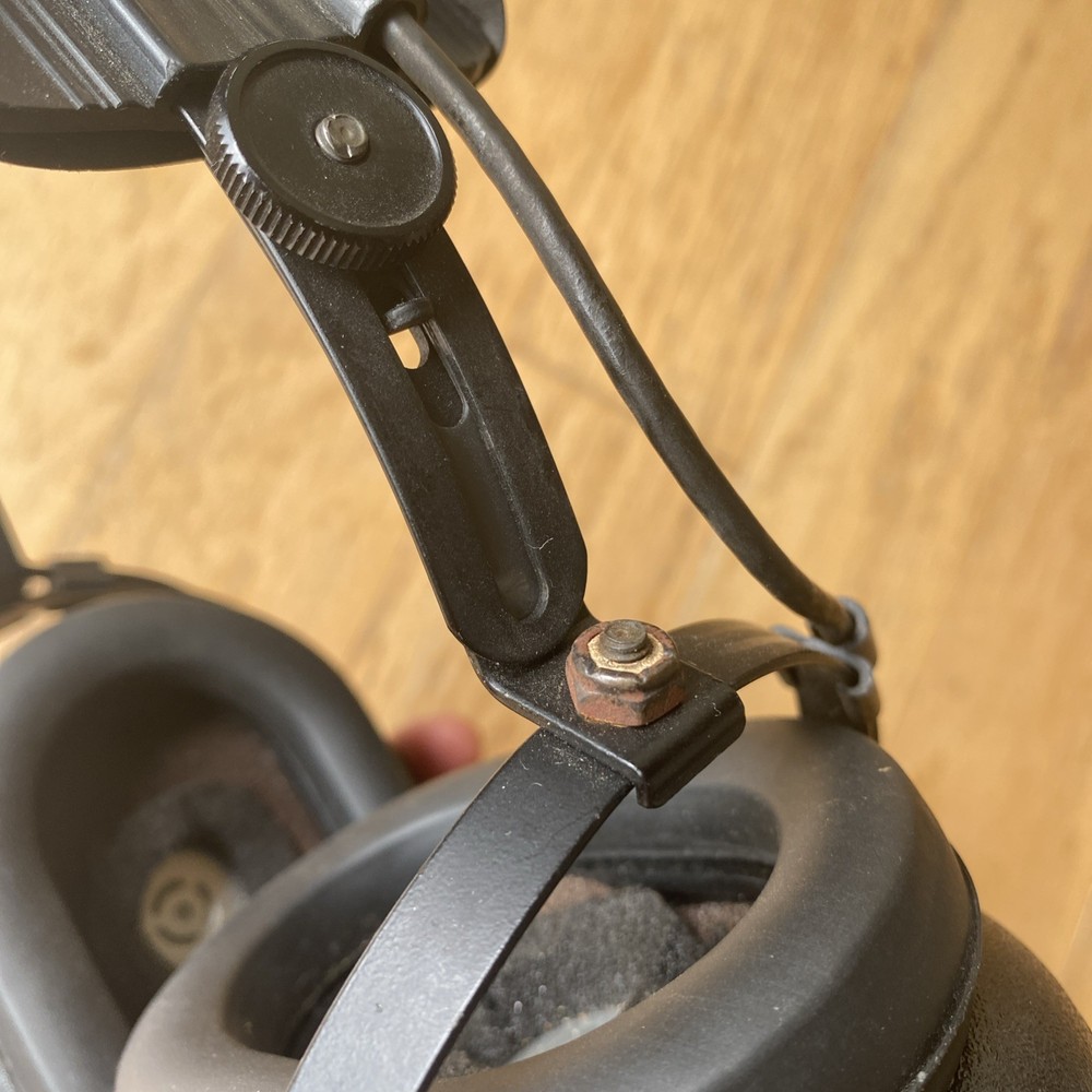 vintage Astrocom 10355B headset communicator w/microphone Flight Gear