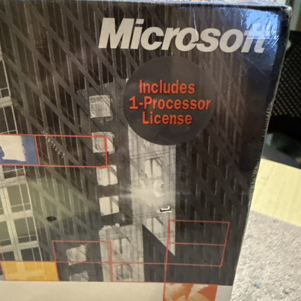 Microsoft SQL Server 2000, SKU 810-00961, Sealed Retail Box, 1-Processor License