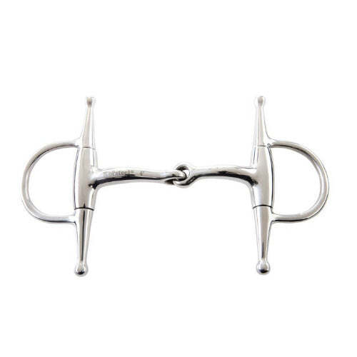 JP Korsteel Jointed Full Cheek Eggbutt Snaffle Bit