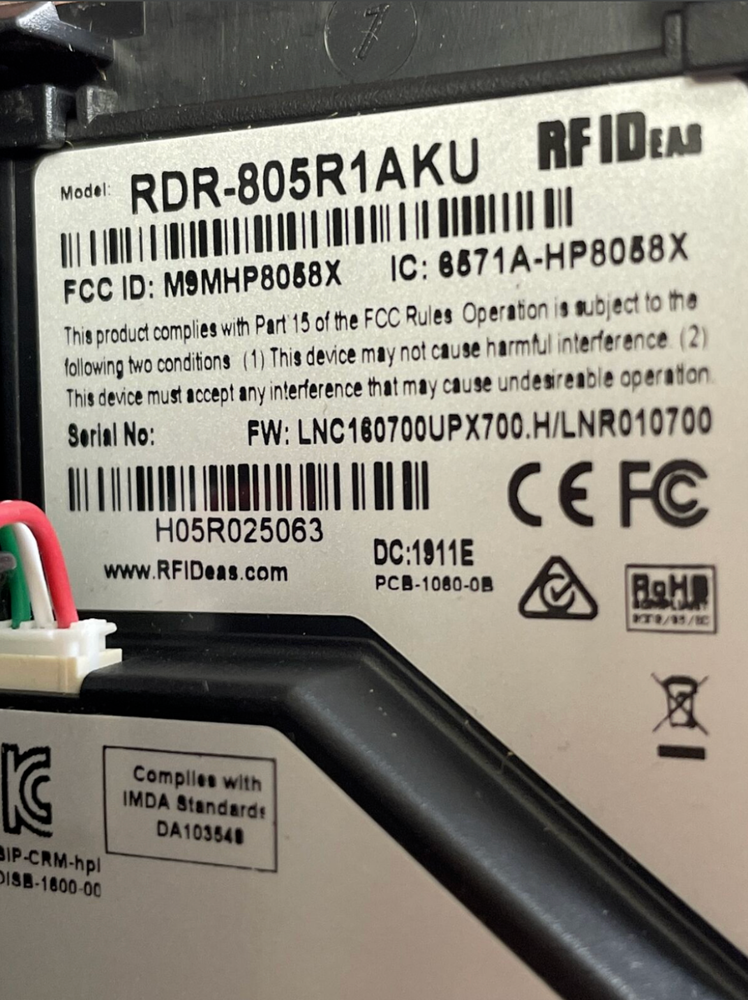 RF ideas RFideas RDR-805R1AKU RDR-80581AKU PCROX WAVEID Multi-Frequency Reader