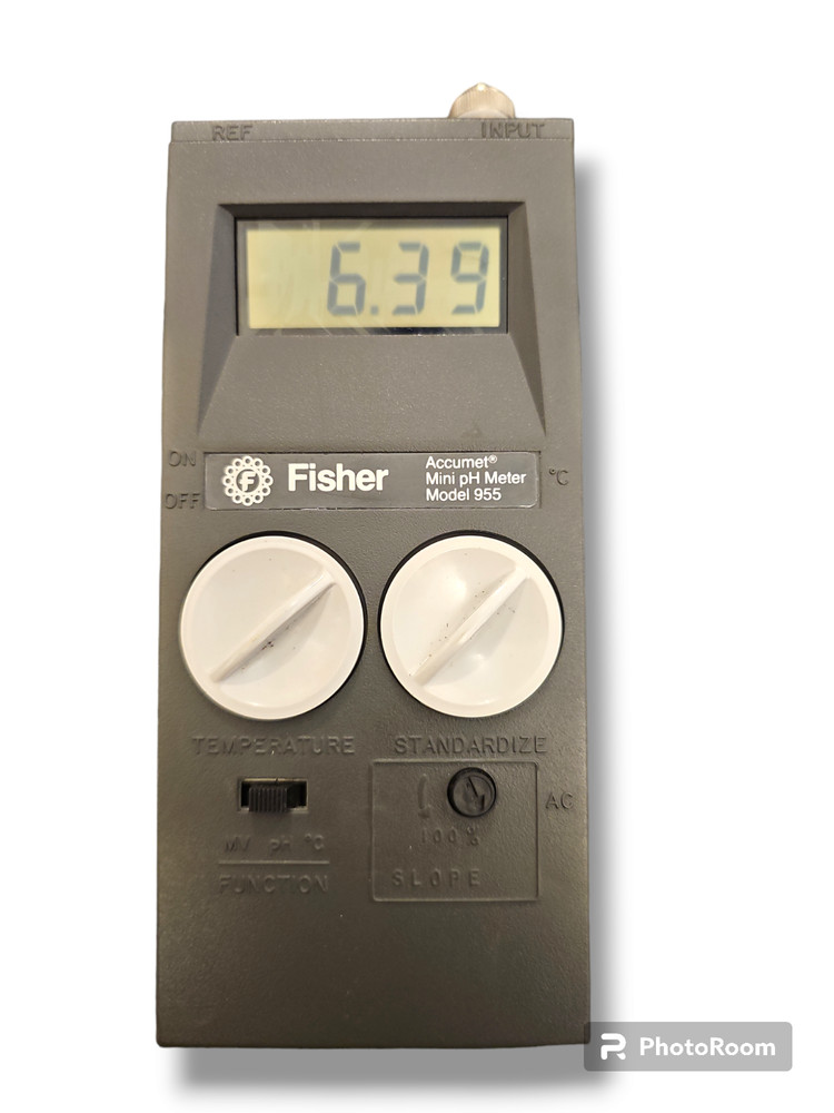 Fisher Scientific Accumet Mini pH Meter Model 955 Temperature Standardize MV Cel