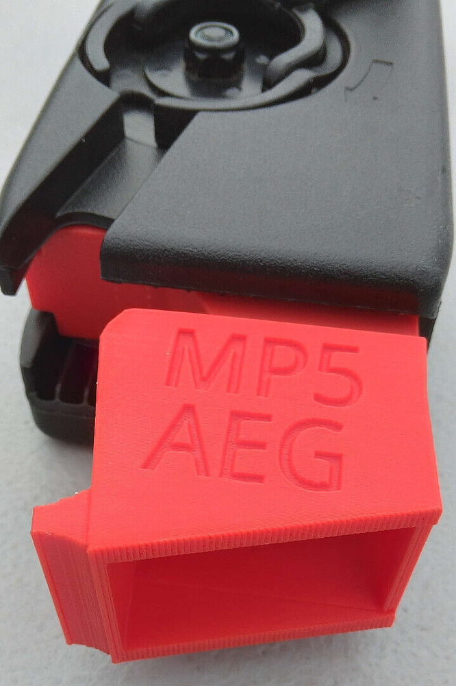 Airsoft MP5 AEG Odin Speedloader Adapter (Red)
