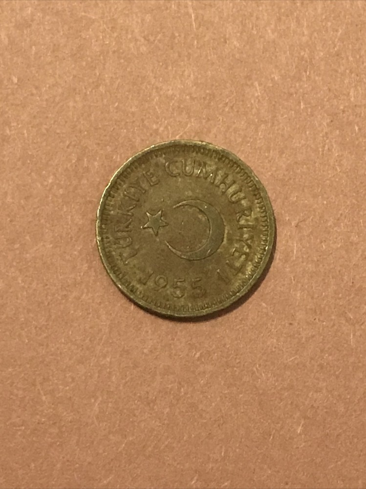 1955 Turkey 10 Kurus KM#888 🇹🇷 Coin
