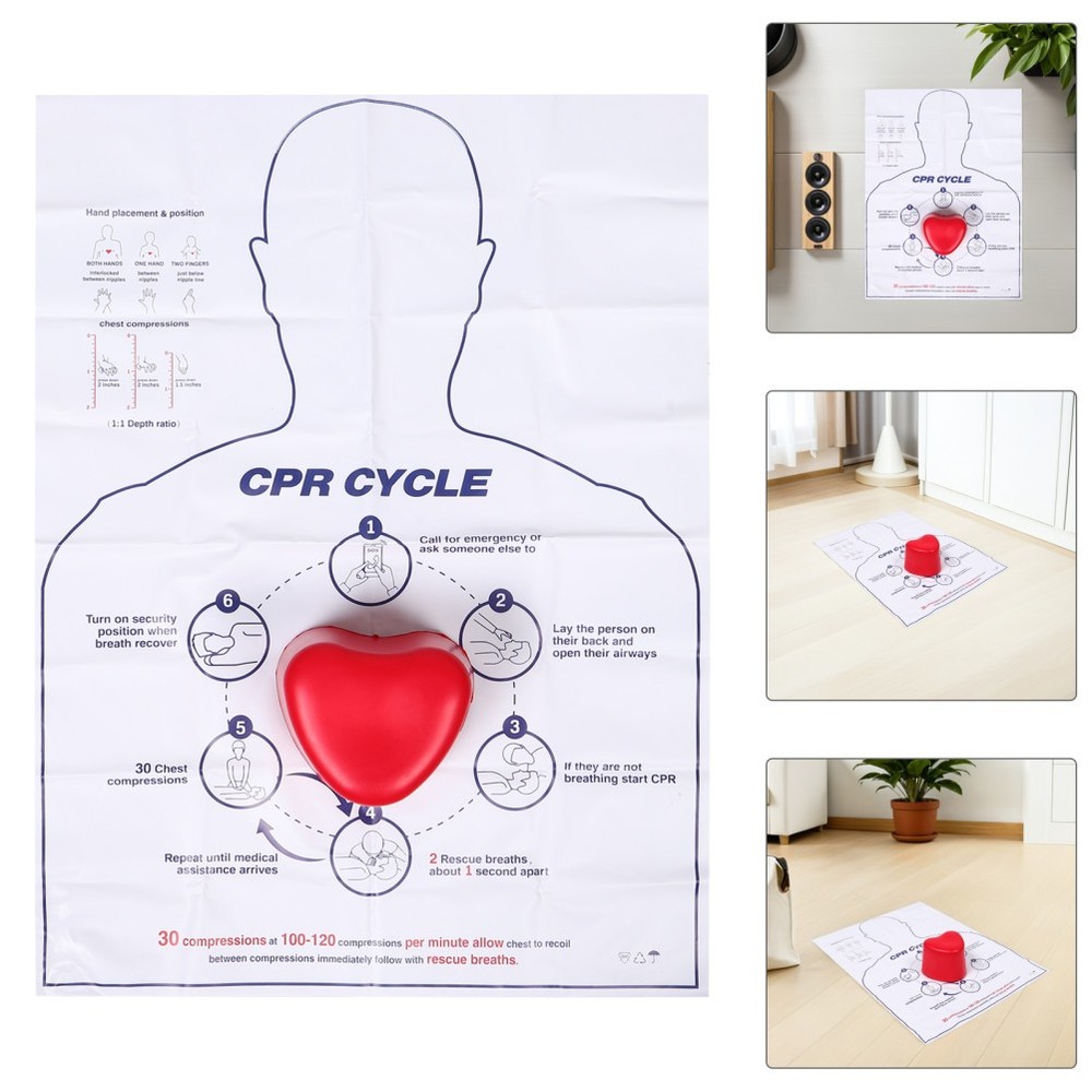 Cardiac Training Model Cpr Compression Tool Hands-only Practice Equipment