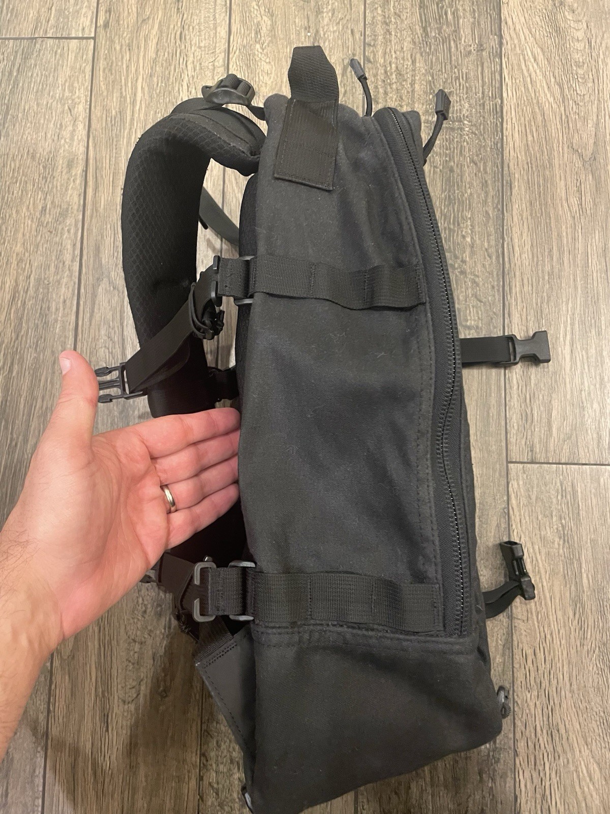 Triple Aught Design FAST Pack Litespeed – Armory Edition Black Waxed Canvas