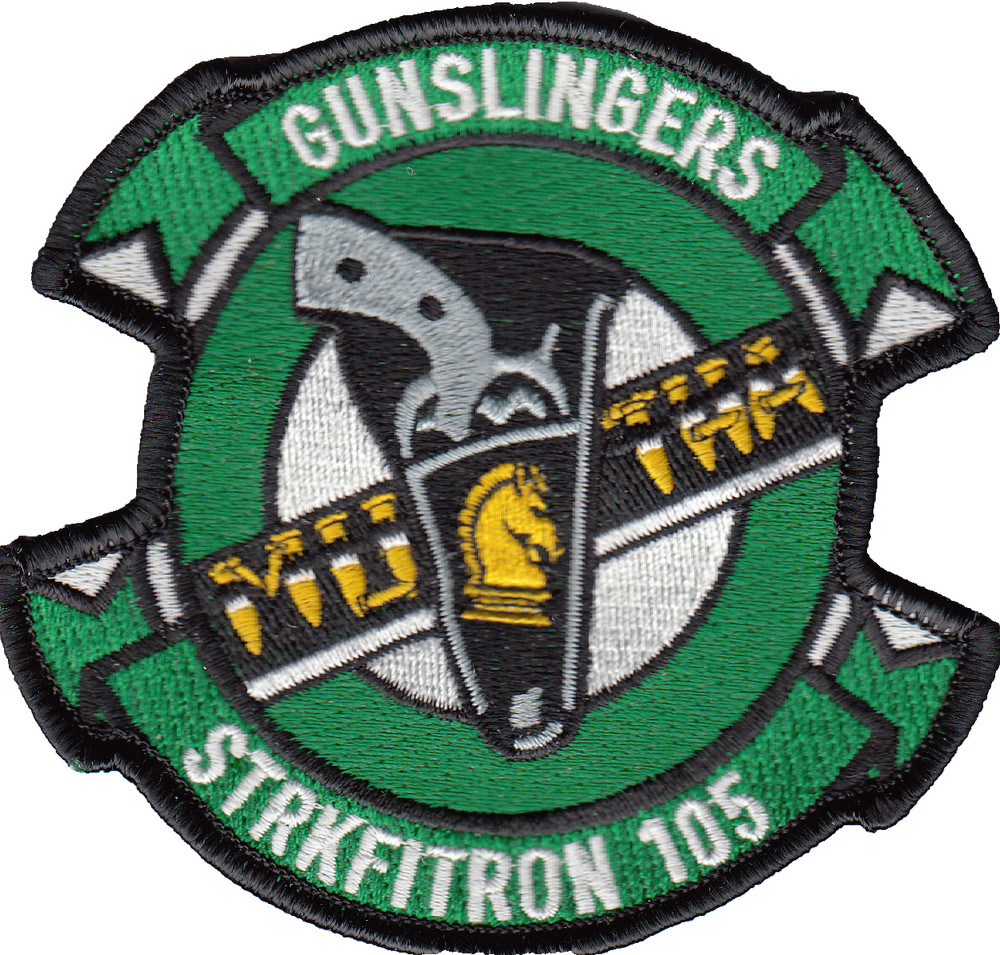 VFA-105 GUNSLINGERS MUTHA CHEST  PATCH