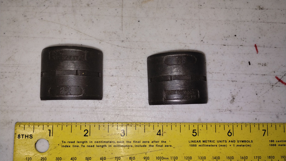 Thomas & Betts 15526 Die Code 45 Hydraulic Crimping Compression Adapter Die Set