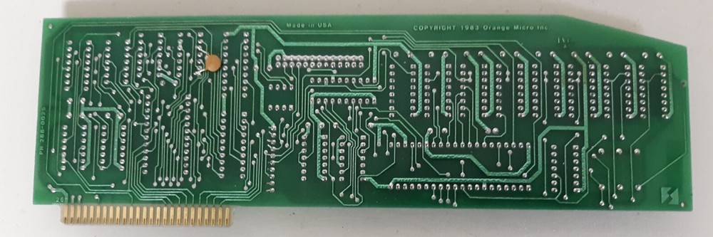 1982 Buffered Grappler+ Plus Printer Card by Orange Micro Apple II+, IIe, IIgs