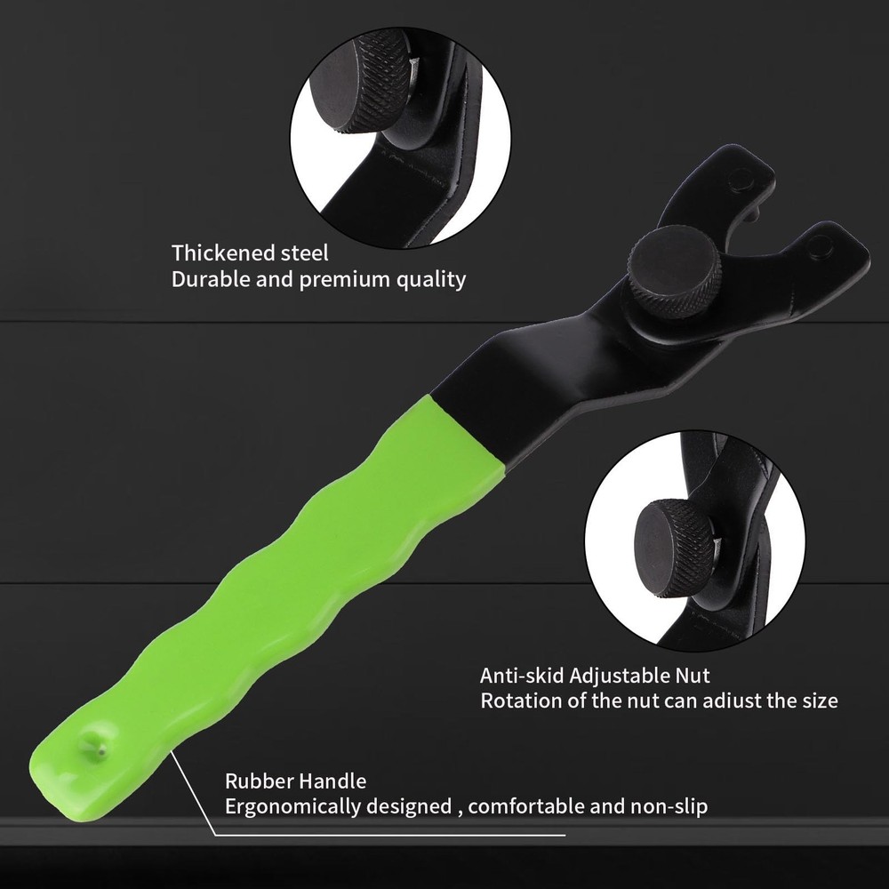 Llave de pasador universal ajustable para amoladora angular