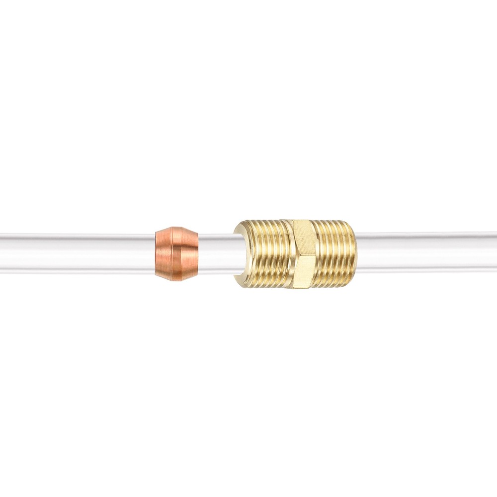 10pcs 15mm Compression Sleeves Ferrules Copper Ferrule Compression Fitting