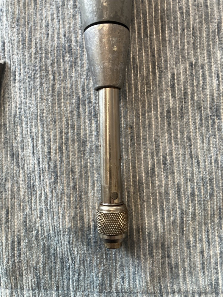 Vintage Craftsman Hand Push Drill, Circle F with 7 bits;