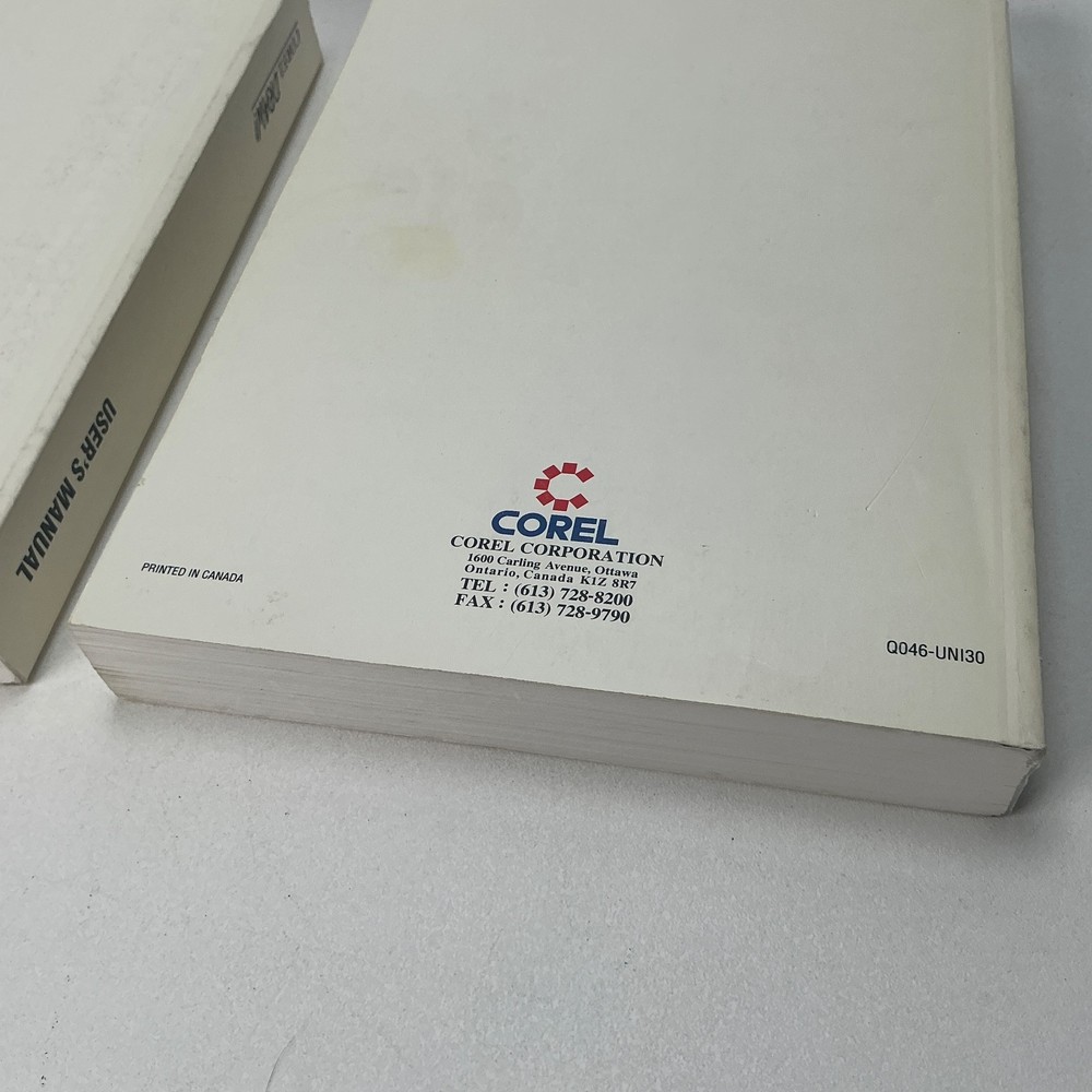 Corel DRAW! 3.0 Vintage Computer Software with Manuals
