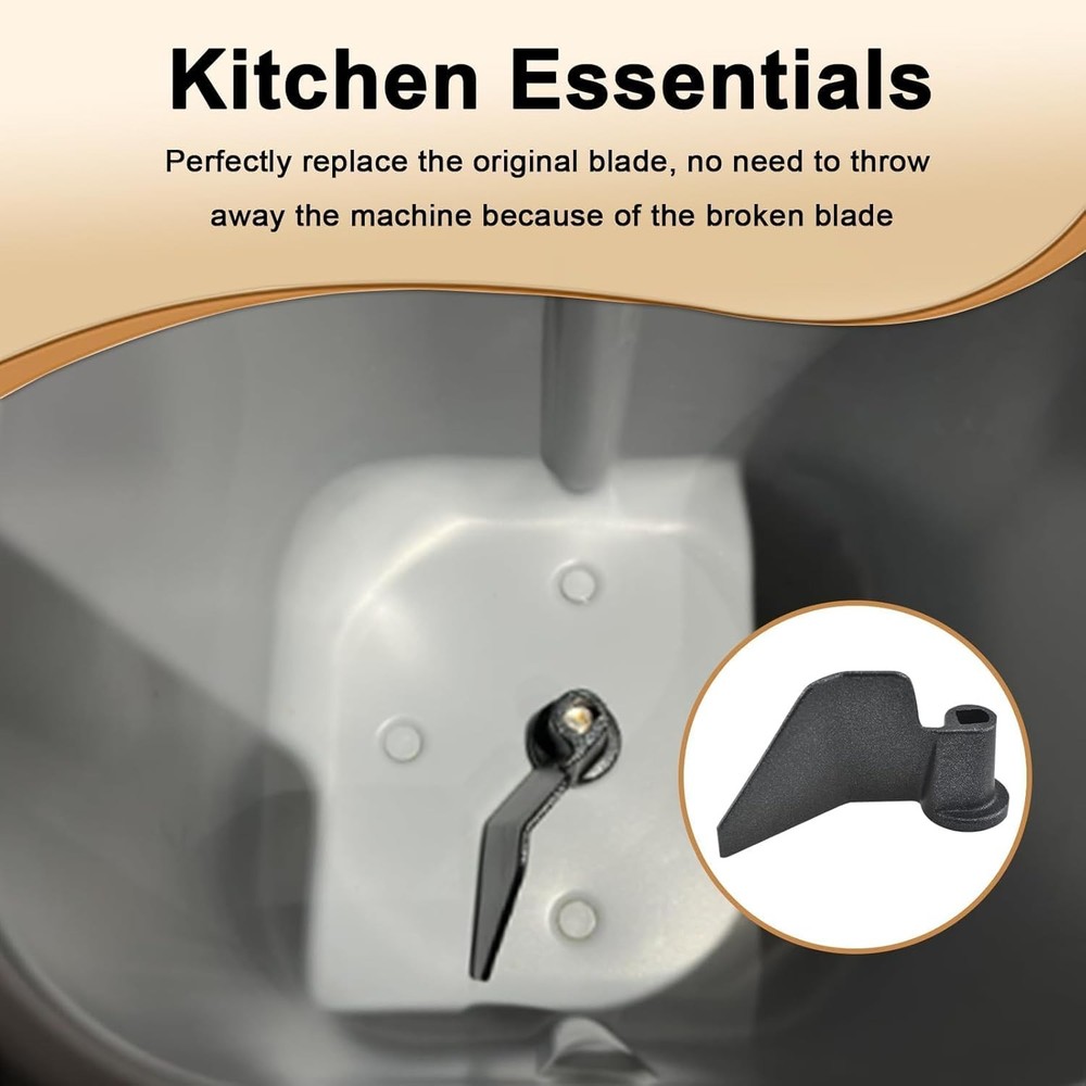 2 Pcs Bread Maker Kneading Paddle, Stainless Steel Non Stick 2 PCS