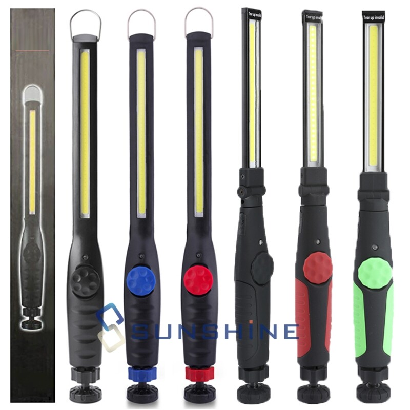 10000LM Multifunction COB LED Slim Torchlight Rechargeable Inspection Work Light
