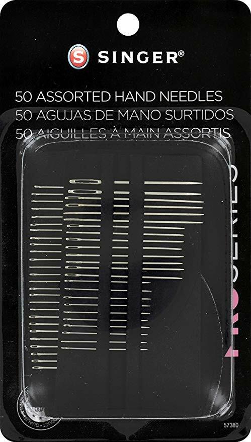 SINGER 57380 ProSeries Assorted Hand Needles Storage Pouch, 50-Count