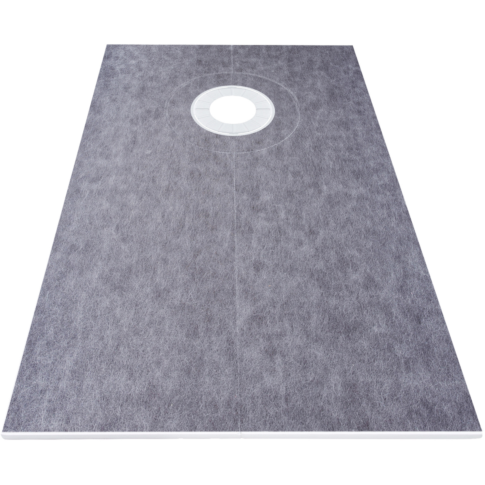 VEVOR Waterproofing Shower Kit Shower Kit Tray 38''x60'' with Offset Drain PVC