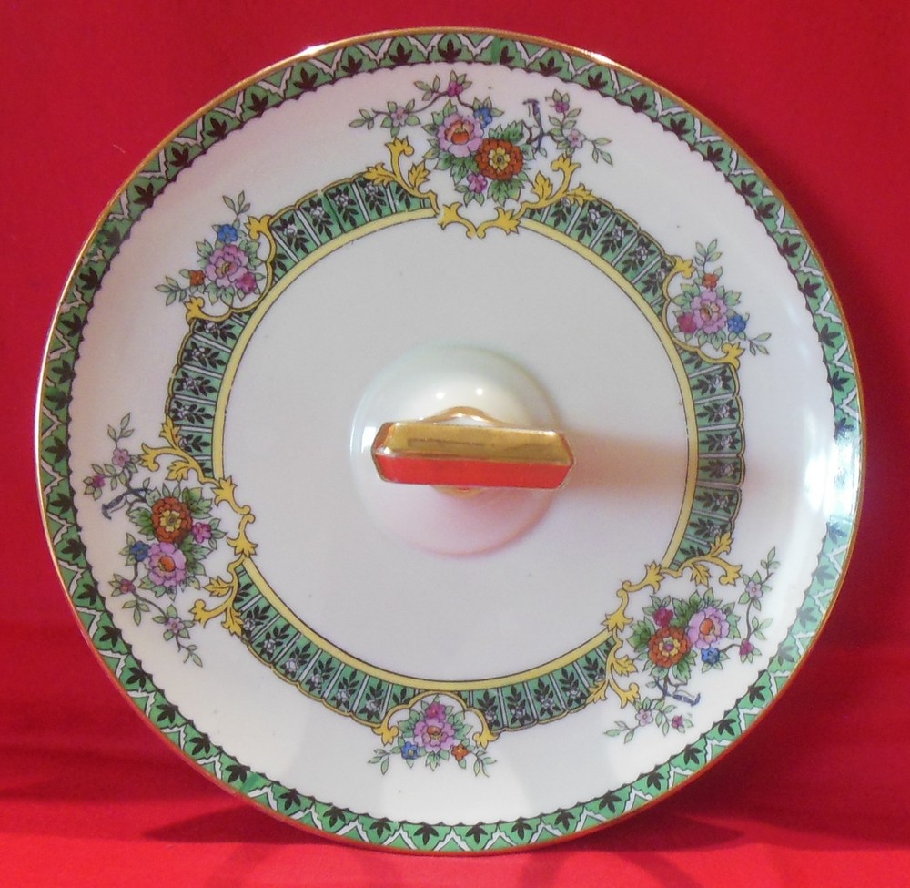 Pre-1940 Noritake Morimura 7¾ Inch Center Handle Lemon Server Tidbit Tray
