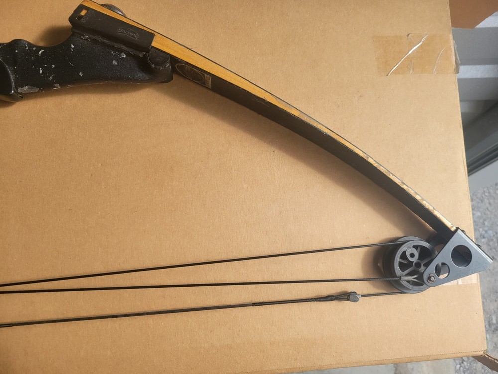 Darton 40B Black Brown RH Compound Bow W/Quiver & Sights