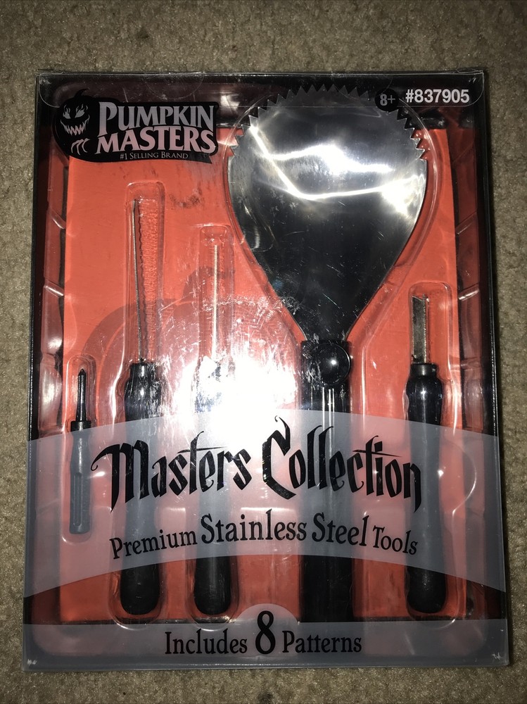 Pumpkin Masters Carving Kit With 8 Patterns