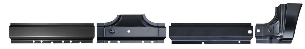 Lh 2000-2005 Ford Excursion Outer Rocker Panel Repair Kit With Dogleg
