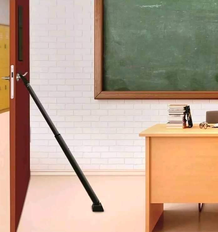 New Guard Dog Security DoorKeeper Adjustable Door Bar With Rubberized Base