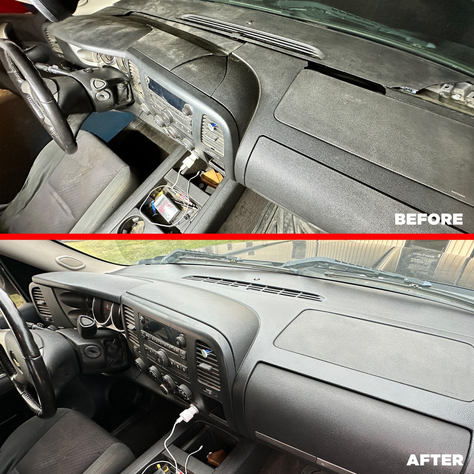 DashSkin Dash Cover for 07-13 Silverado Sierra with Dual Glovebox in Black