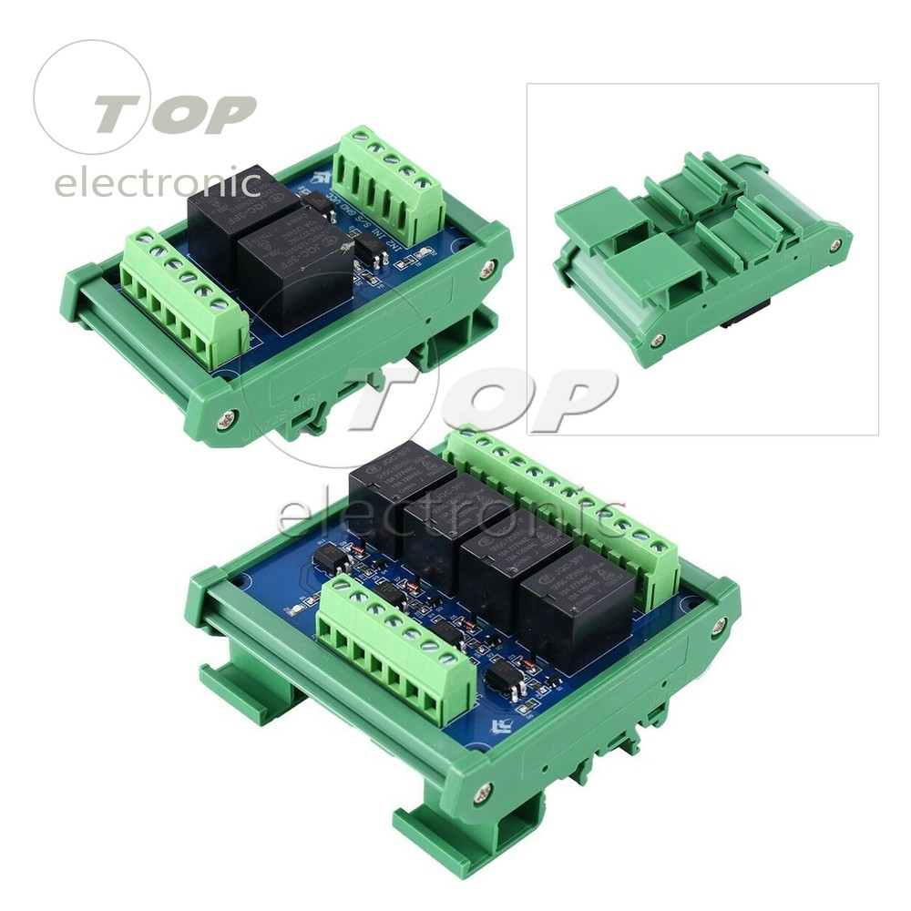 2/4 Channels Optocoupler Lsolation Relay Module 12V PLC Signal Amplifier Board