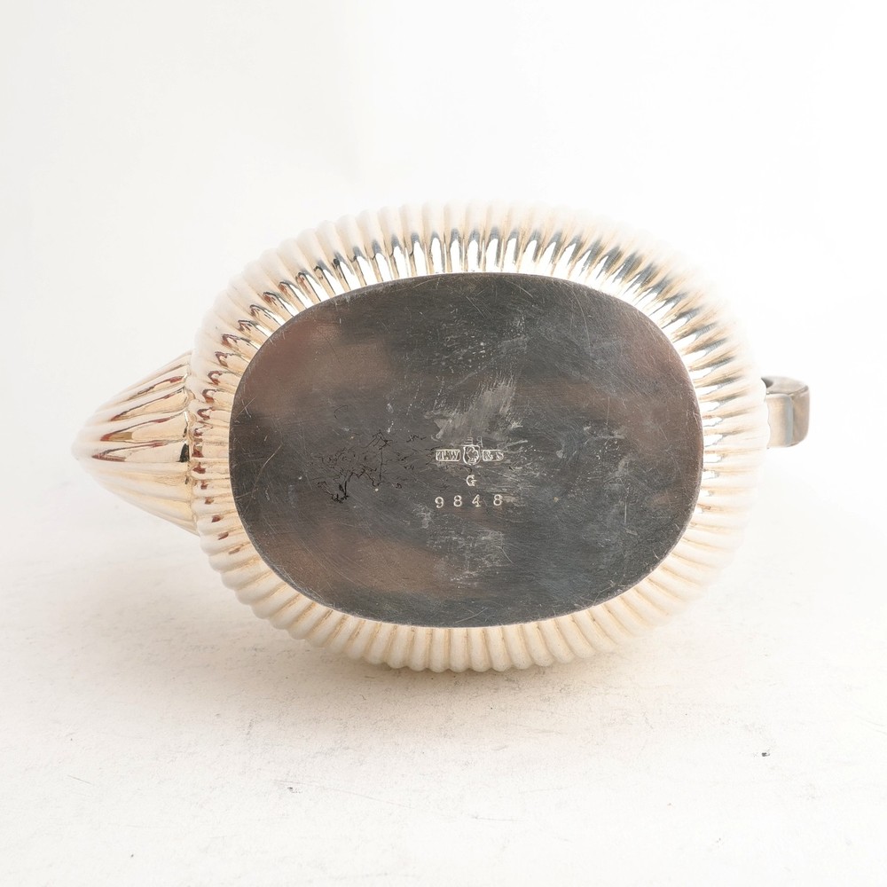 Thomas Wilkinson & Sons Silverplate Coffee Pot or Teapot Fluted No Monogram