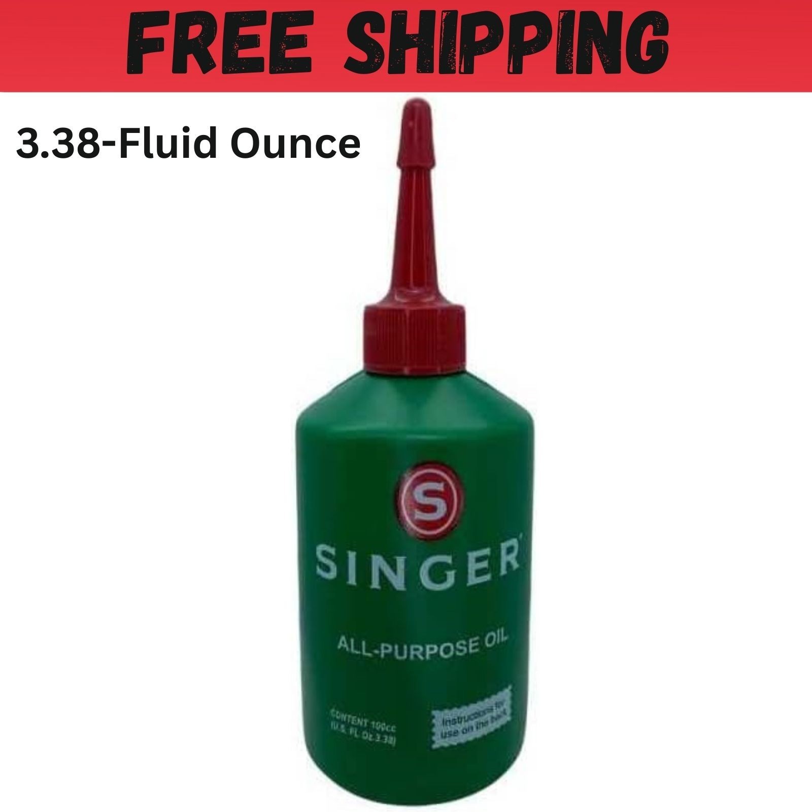 Singer All Purpose Sewing Machine Oil, 3.38-Fluid Ounce