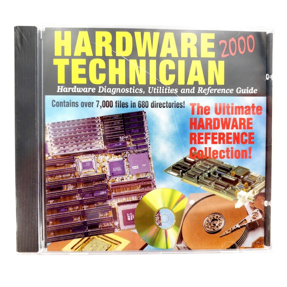 Hardware Technician 2000 CD Diagnostics Utilities Reference Guide 7000 Files New