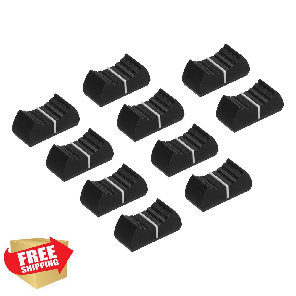 uxcell 10x 8mm Flat Push Knob Plastic Potentiometer
