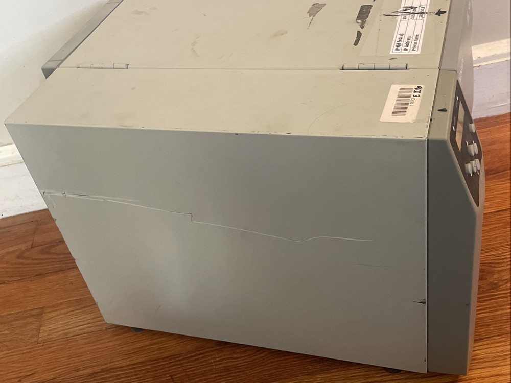 Zebra S4M Direct Thermal Barcode Label Printer LAN Serial USB Tested