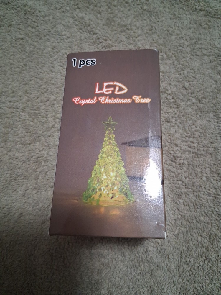 LED Christmas tree crystal