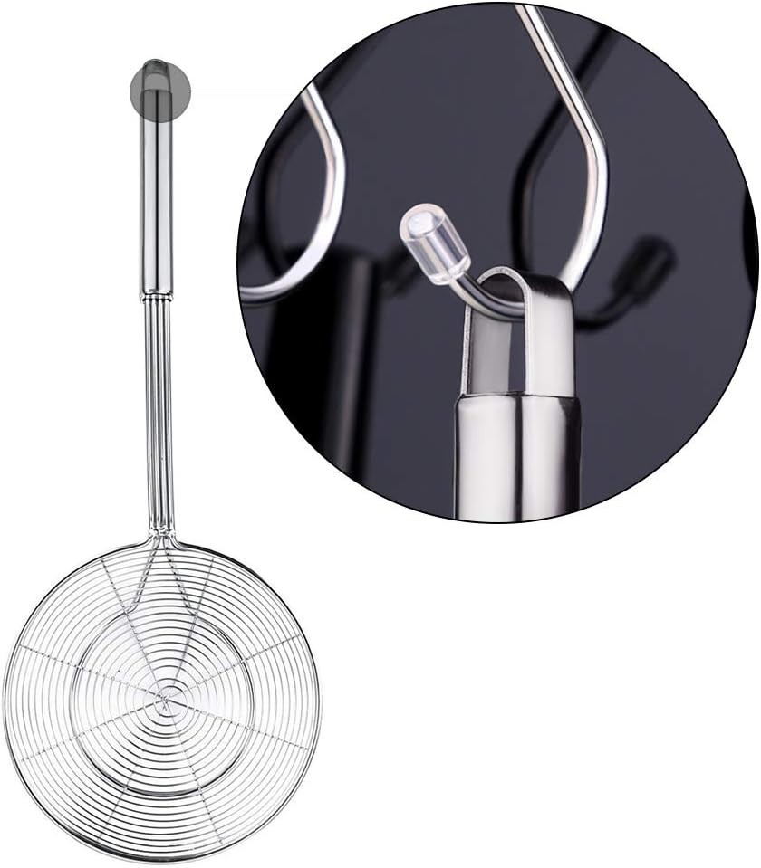 Dishwasher Safe Spider Skimmer with Comfortable Handle for Effortless Straining