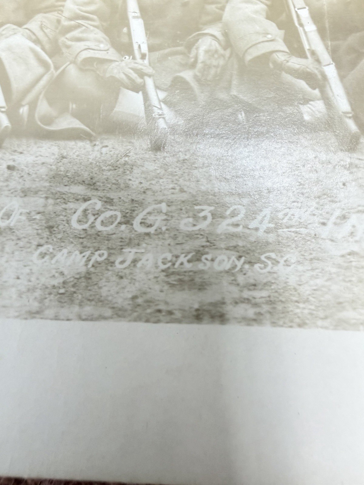 WWI 324th Infantry Regiment Camp Jackson SC Panoramic Photo 22x8