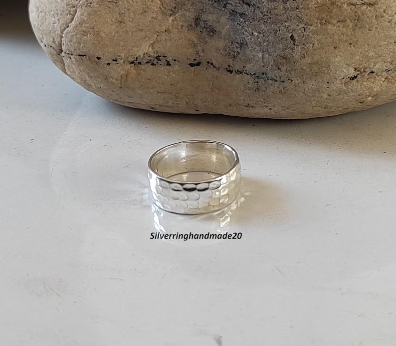 Solid Sterling Silver Band Ring, 925 Sterling Silver, Handmade Ring, All size