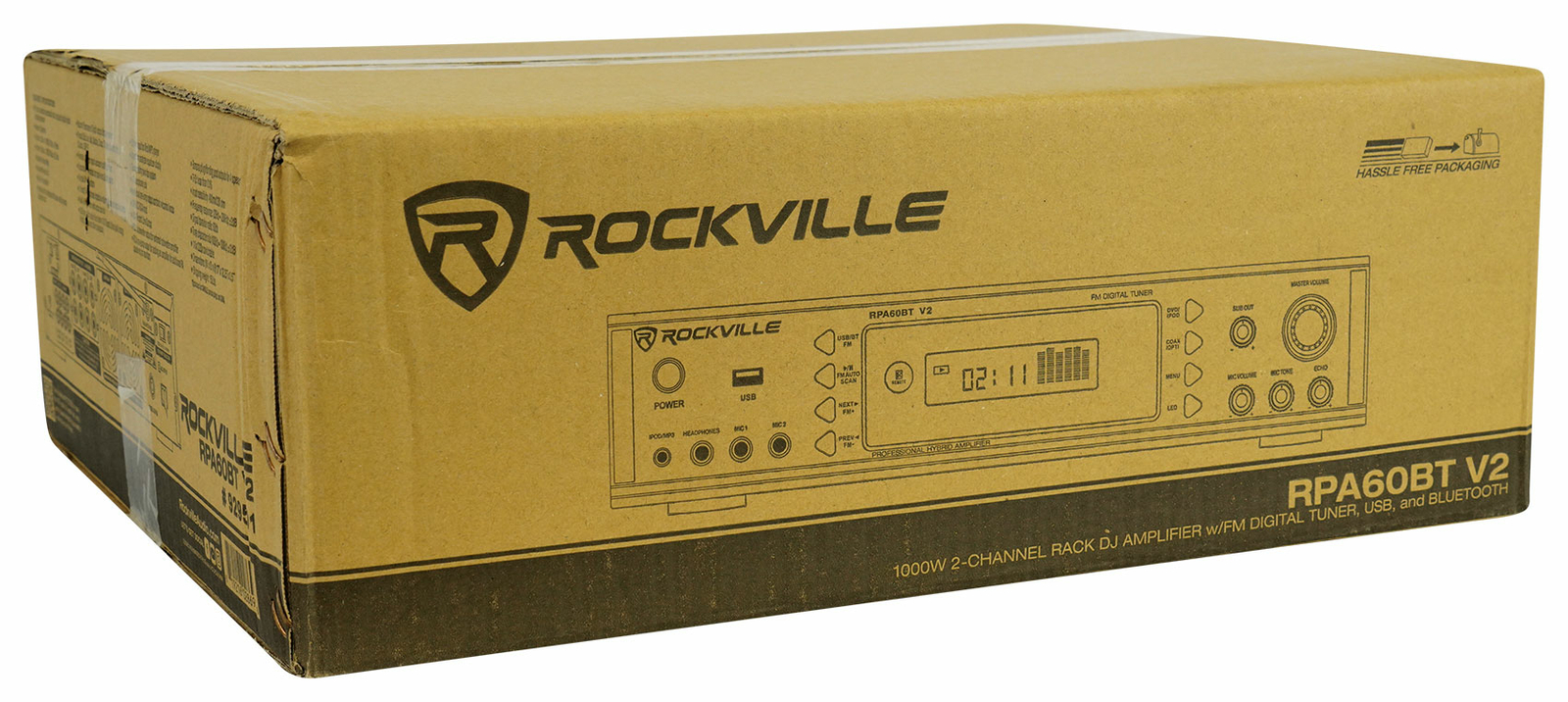 Rockville RPA60BT 1000 Watt Home Theater Receiver w/ Bluetooth/Tuner/USB/Mixer