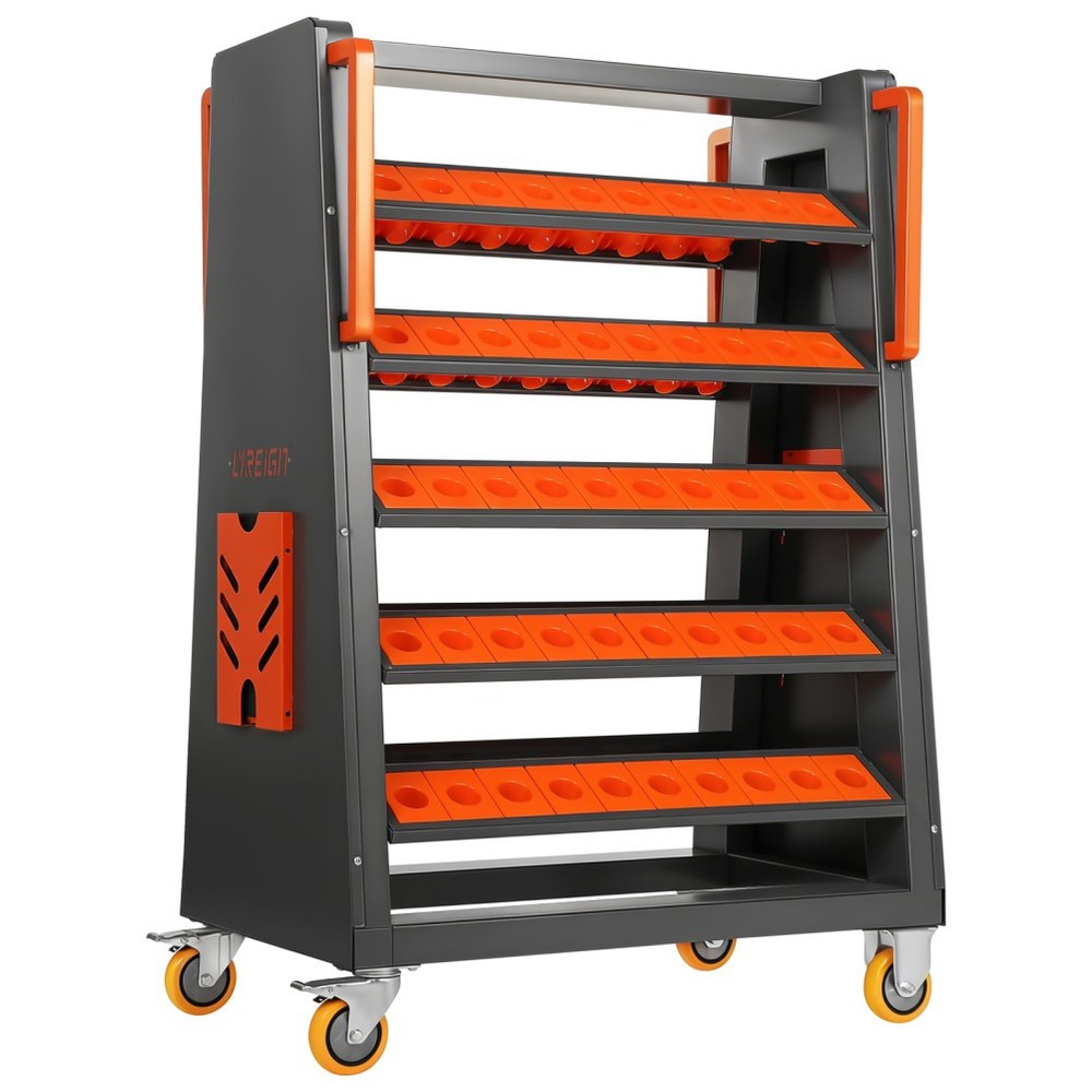 Rolling CNC Tool Carts CNC Tool Storage Rack CNC Mobile Tool Cabinet Tool Rack