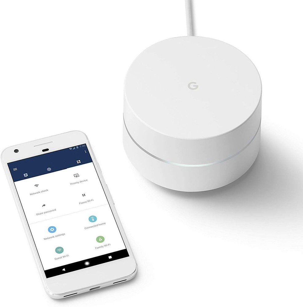 Google WiFi system, 3-Pack -(NLS-1304-25) White-GA3A00441-A08