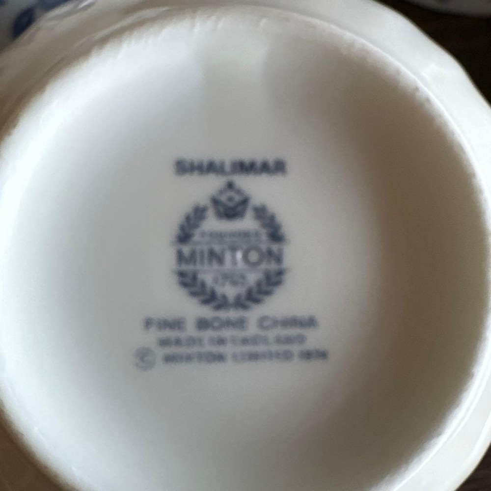 Minton Shalimar Cup Saucer 5 Set