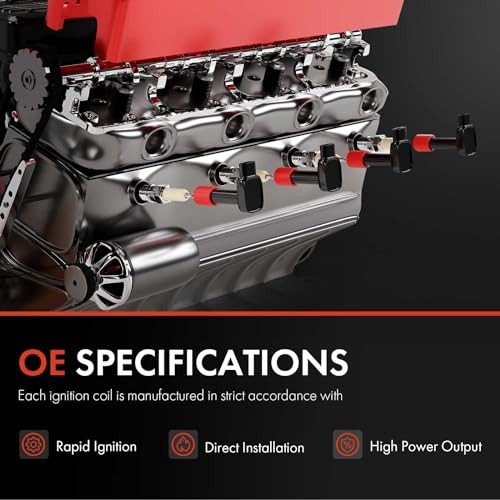 Engine Ignition Coil Pack Compatible with Porsche 911 1999-2012, Cayman 2006