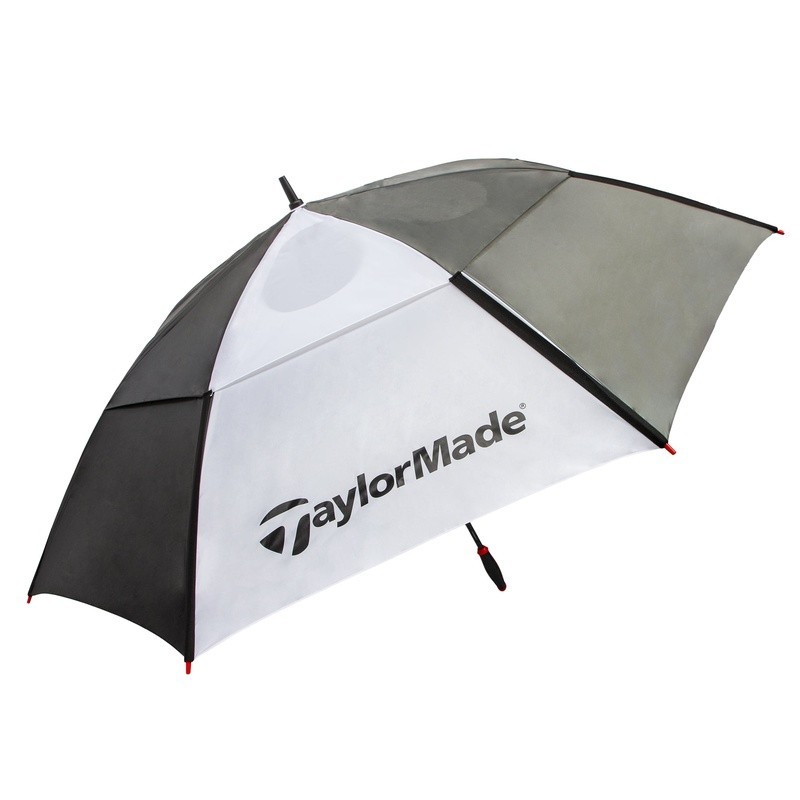 68inch Automatic Open Golf Umbrella Windproof Double Layer Canopy Vented Frame