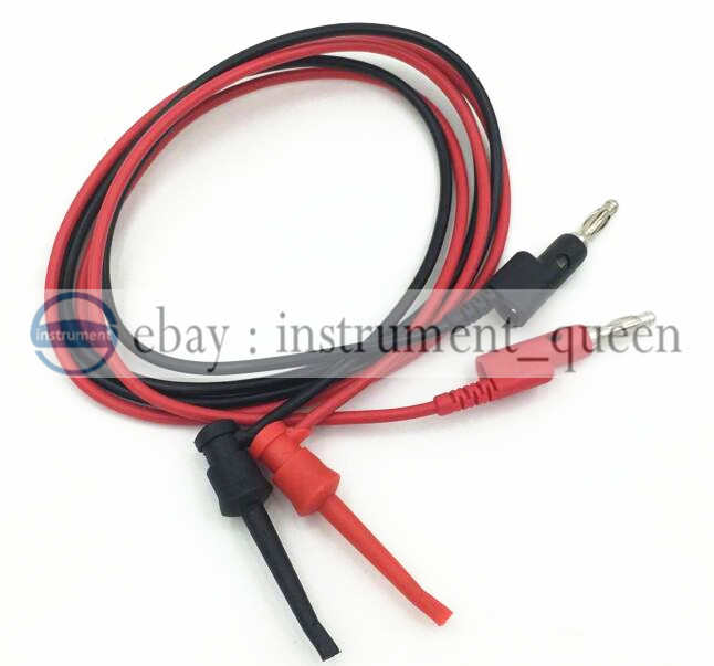 Mini-Hook Test Lead Set multi-stacking 4mm banana plugs,Replace TL940