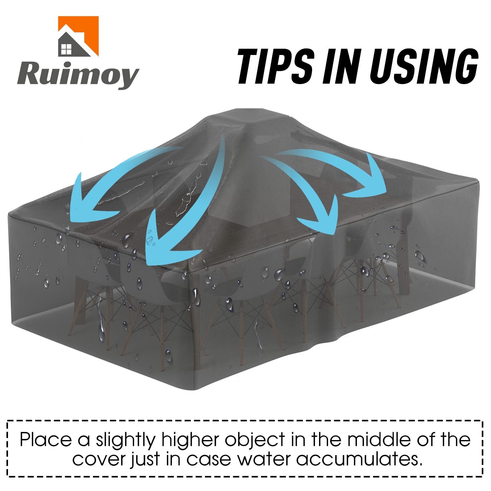 Patio Furniture Covers, Outdoor Furniture Cover Waterproof, Outside Table and Ch