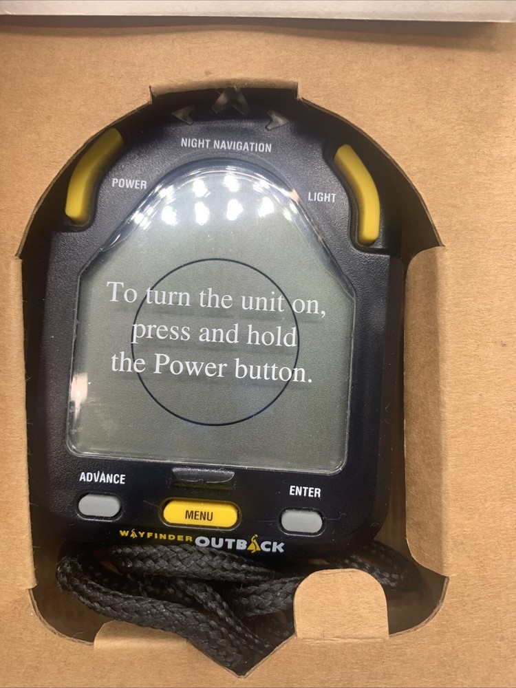 Wayfinder Outback Digital Trailblazing, Timer, Multi-Leg Compass New Bat ‘97 EUC