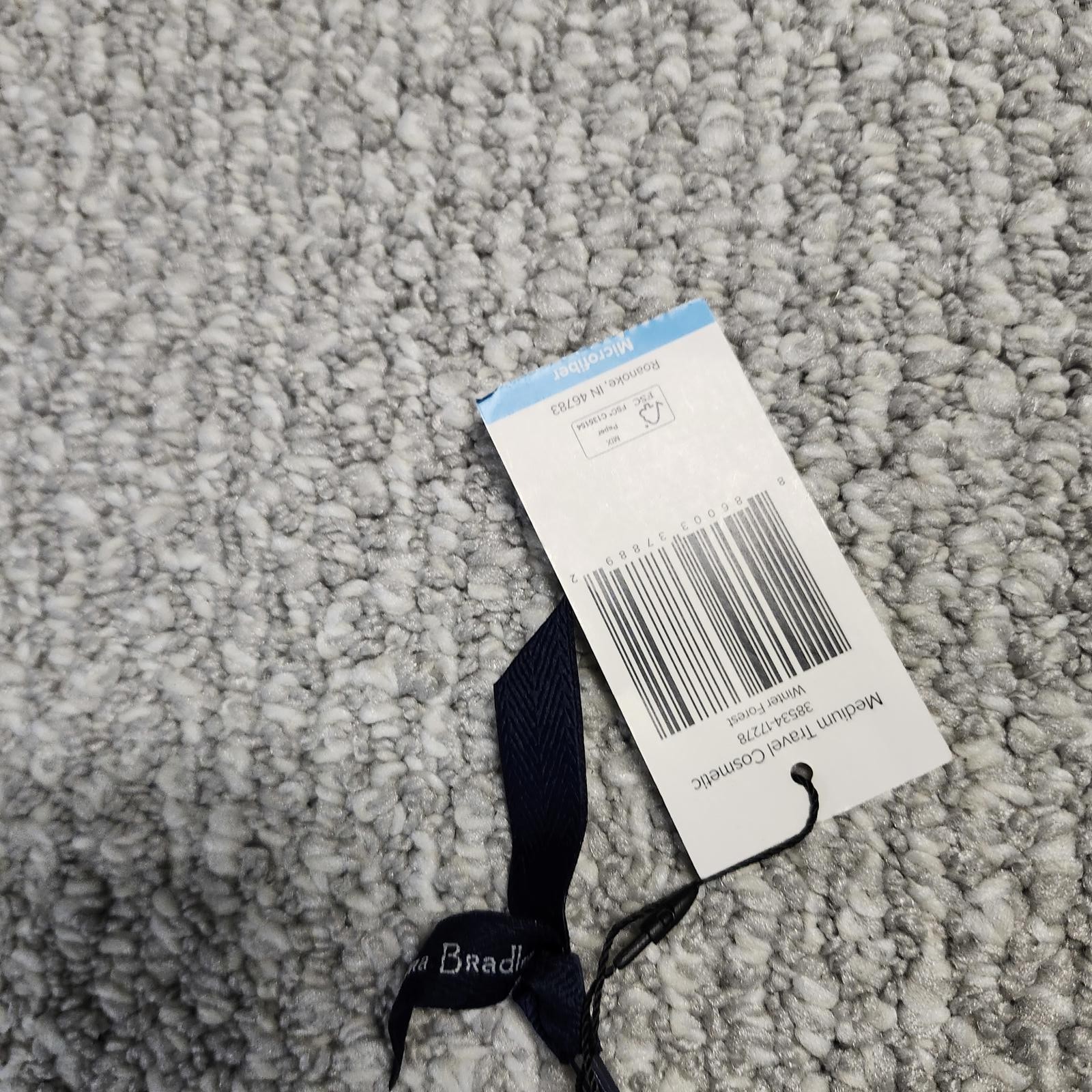 Vera Bradley Quilted Cosmetic Bag with Bird Embroidery NWT