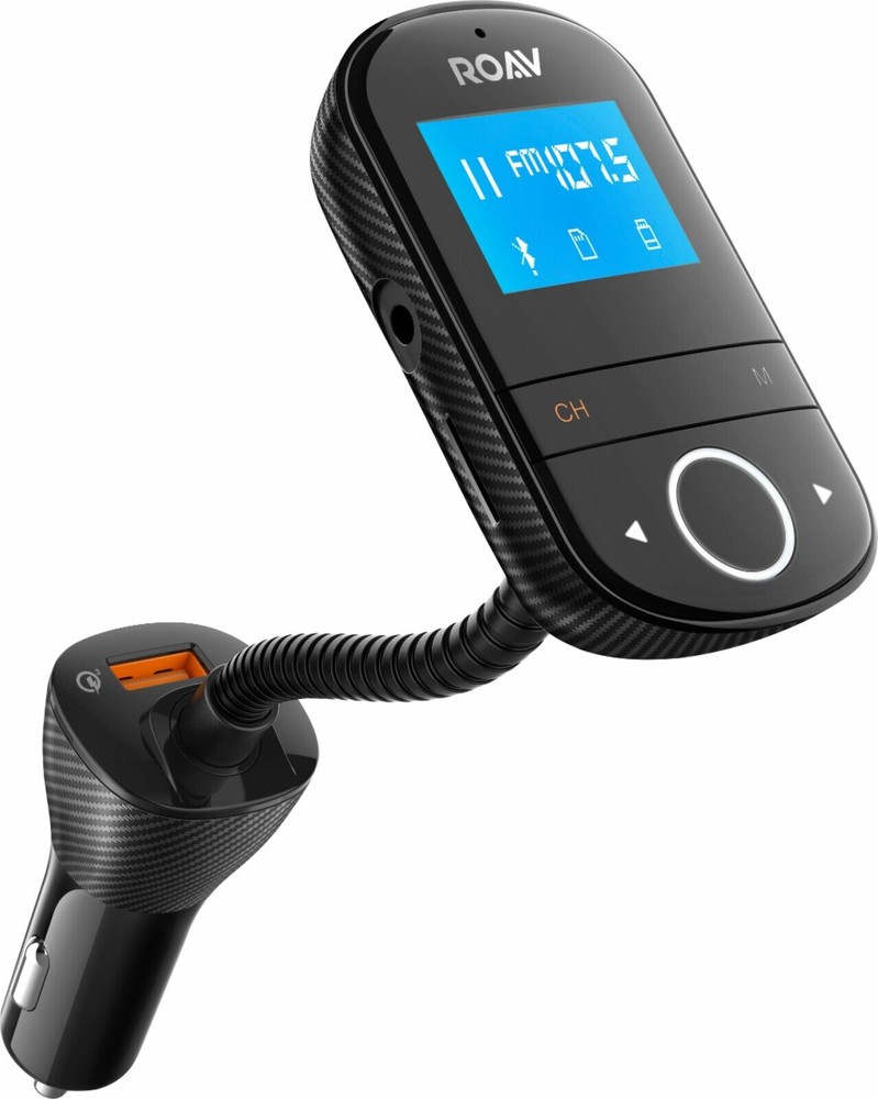 Anker ROAV - SmartCharge F3 FM Transmitter - Black