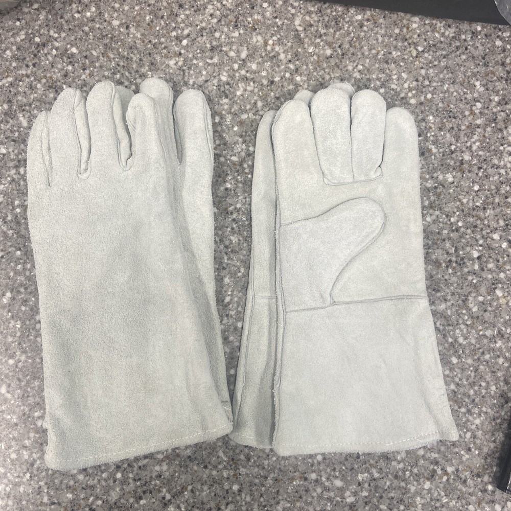 2-PR WELDING GLOVES FULL WELTED & LINED IN HIGH-GRADE SHOULDER SPLIT COWHIDE- L