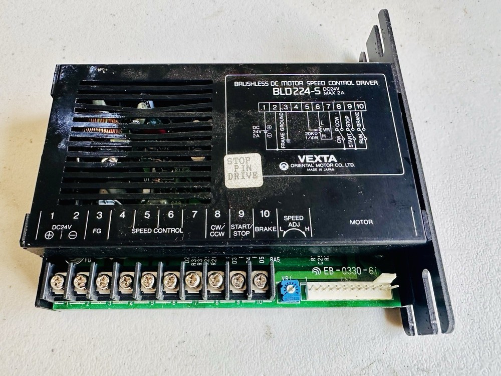 VEXTA BLD224-S BRUSHLESS DC MOTOR SPEED CONTROL DRIVER DC24V MAX 2A
