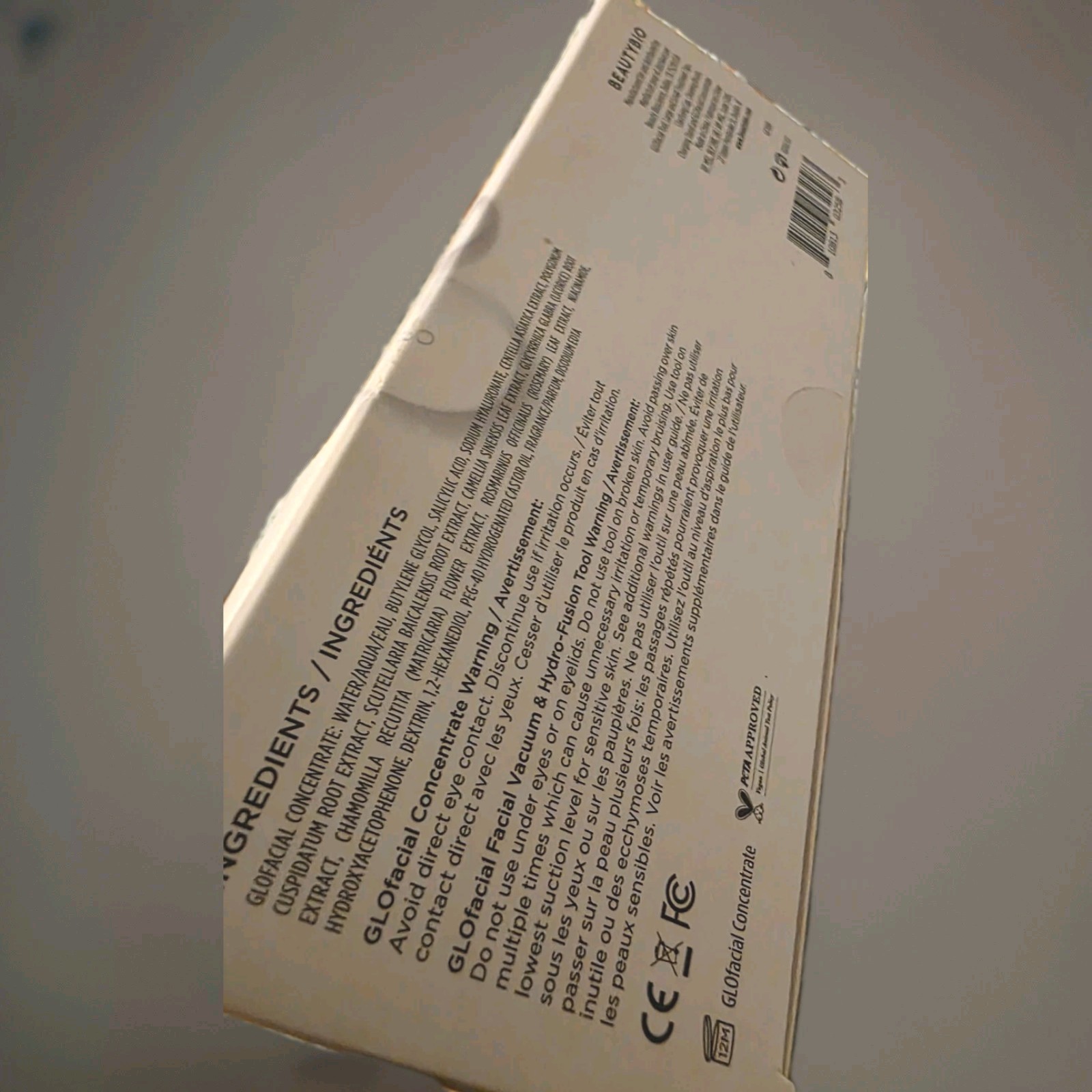 BeautyBio Extract Infuse Clarify Pore GLOFACIAL Cleansing Tool SEALED/Blue Light